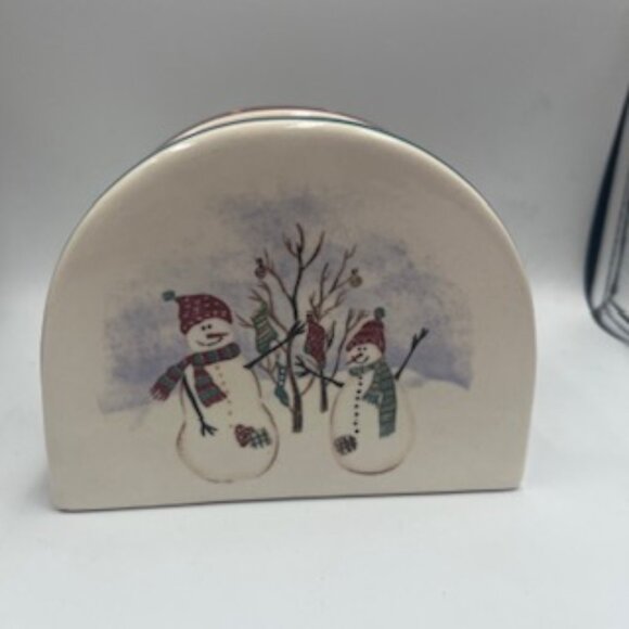 NEW Royal Seasons 5 Piece Christmas Stoneware Accessory Set Discontinued NIB - Picture 9 of 12